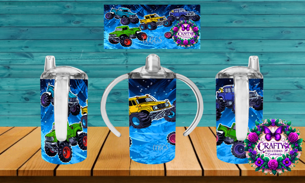 Monster Trucks Sippy Cup