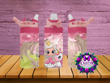 Load image into Gallery viewer, Little Princess with Baby Unicorn Kids Tumbler
