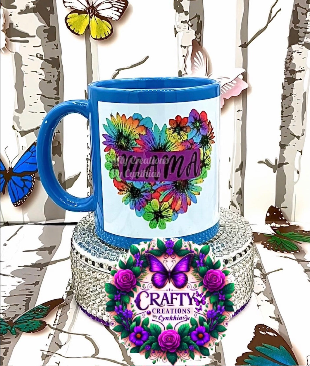 Mama Colorful Heart Coffee Mug