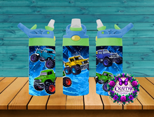 Load image into Gallery viewer, Monster Trucks Kids Tumbler