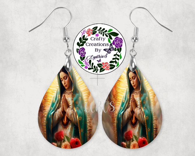 La Virgen De Guadalupe Earrings!