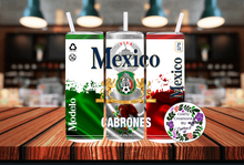 Load image into Gallery viewer, Mexico, Cabrones! Stainless Steel Tumbler