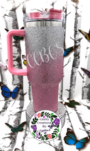 Load image into Gallery viewer, 40 oz Glitter Stainless Steel Tumbler
