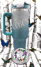 Load image into Gallery viewer, 40 oz Glitter Stainless Steel Tumbler