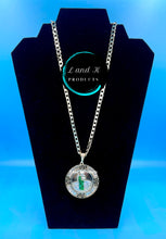Load image into Gallery viewer, Centenario St. Jude Mexican Coin CZ Pendant Necklace