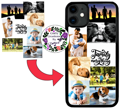 Personalized 7-8 Photo Phone Case