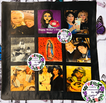 Load image into Gallery viewer, Personalized 9 panel satin pillow