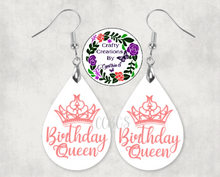 Load image into Gallery viewer, Birthday Queen Earrings!