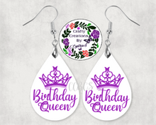Load image into Gallery viewer, Birthday Queen Earrings!