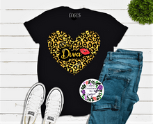 Load image into Gallery viewer, Sexy Diva Heart Shape Leopard Shirt!
