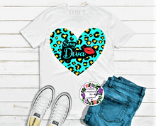 Load image into Gallery viewer, Sexy Diva Heart Shape Leopard Shirt!