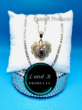 Load image into Gallery viewer, La Virgen De Guadalupe 3 Oros Pendant Necklace