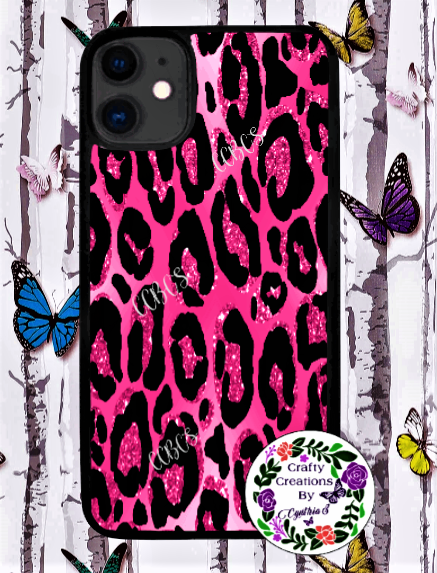 Pink Leopard or Gold Leopard Phone Cases