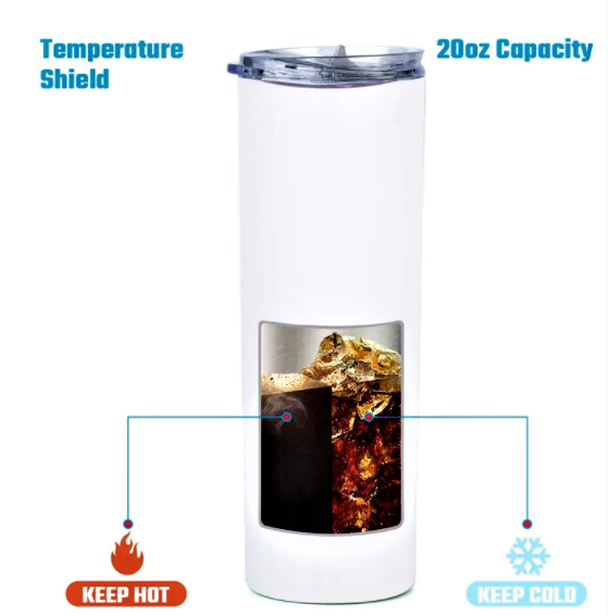 40 oz Stainless Steel Tumbler W/Flat Lid – Cali Bees Creations