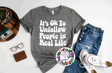 Load image into Gallery viewer, Unfollow Shirt! (W)