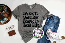 Load image into Gallery viewer, Unfollow Shirt! (B)