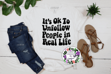 Load image into Gallery viewer, Unfollow Shirt! (B)