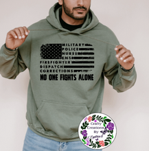 Load image into Gallery viewer, No One Fights Alone! T-Shirt!