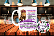 Load image into Gallery viewer, From Mom, Dad, Mom & Dad To Daughter Or Son Coffee Mug