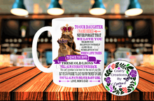 Load image into Gallery viewer, From Mom, Dad, Mom & Dad To Daughter Or Son Coffee Mug