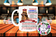 Load image into Gallery viewer, From Mom, Dad, Mom & Dad To Daughter Or Son Coffee Mug
