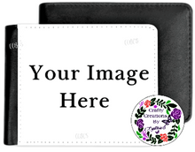 Load image into Gallery viewer, Men's Custom Photo Personalized Bifold Wallet