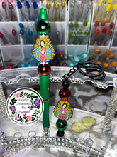 Load image into Gallery viewer, Our Lady Of Guadalupe Focal Beaded Pen
