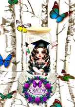 Load image into Gallery viewer, Proud and Happy! 16 oz Clear Glass Can

