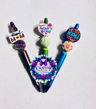 Load image into Gallery viewer, Mom Focal Beaded Pens
