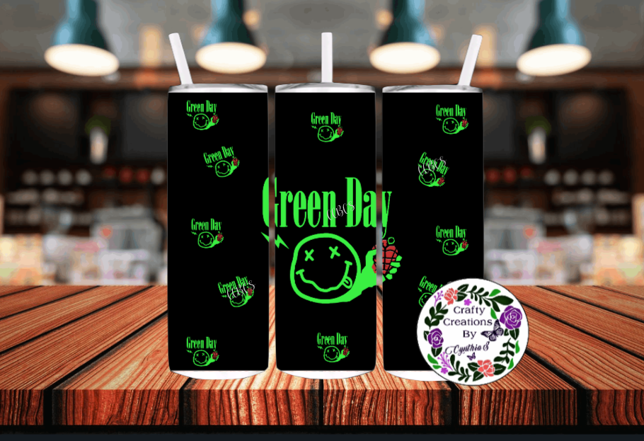 Green... Glow in the dark Stainless Steel Tumbler