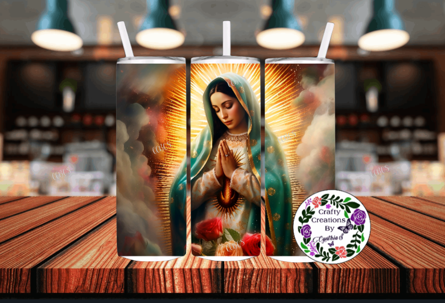 La Virgen De Guadalupe Stainless Steel Tumbler