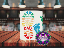 Load and play video in Gallery viewer, Happy Father&#39;s Day Coffee Mug
