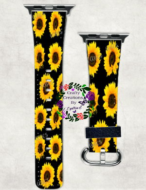 Apple Watch Band With Sunflowers #CCBCSSFMUL