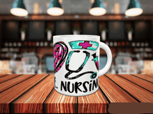 Load image into Gallery viewer, Peace Love Nursing Coffee Mug

