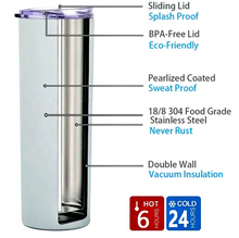 Load image into Gallery viewer, U.S Marine 20 oz Tumbler
